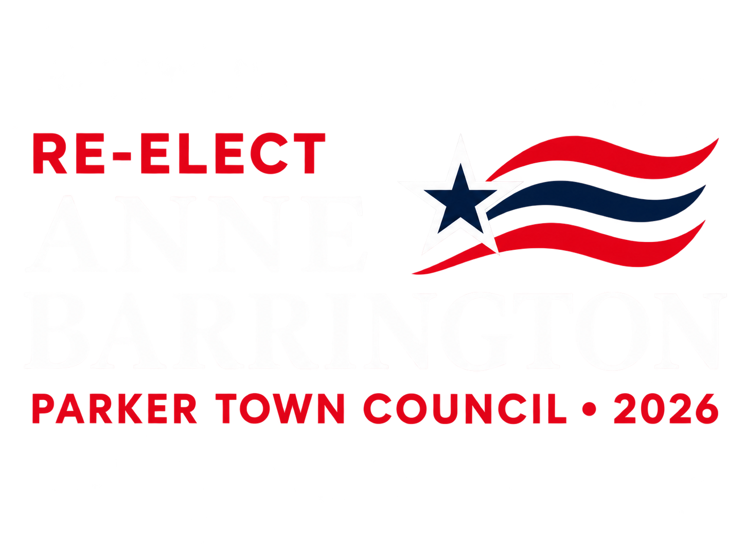 Re-Elect Anne Barrington, Parker Town Council 2026